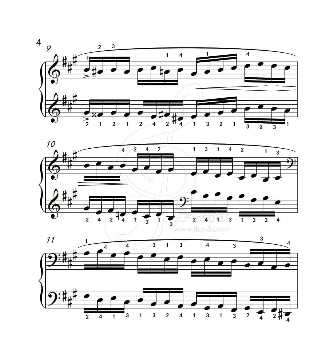 练习曲 4（克拉莫钢琴练习曲60首）