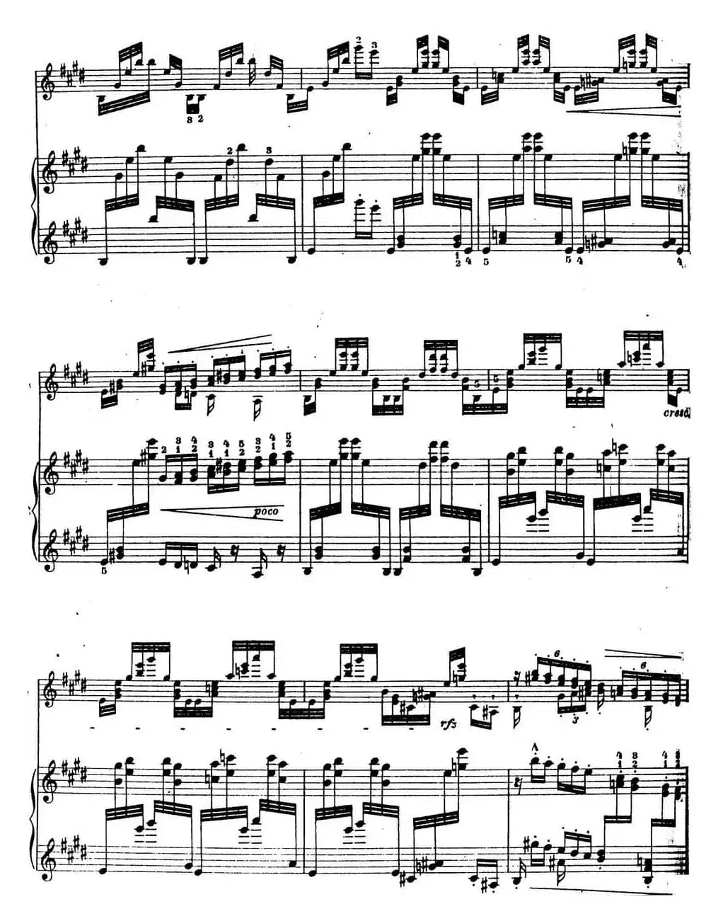 6首帕格尼尼大练习曲（Arpeggio Etude Nr.4）