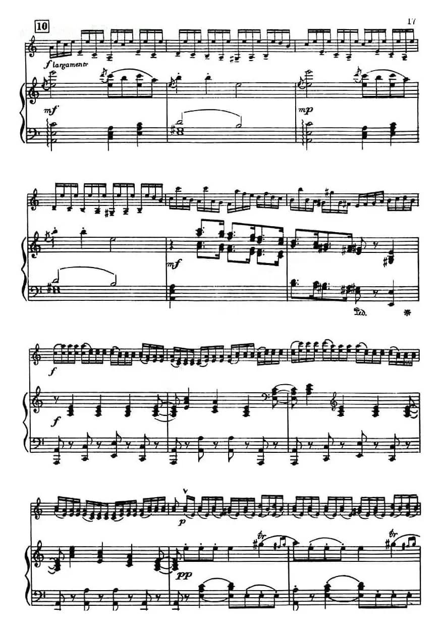 第二十二协奏曲（a小调、小提琴+钢琴伴奏）