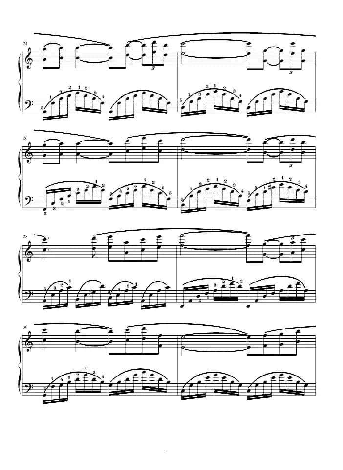 爱情的故事（沁怡制谱）