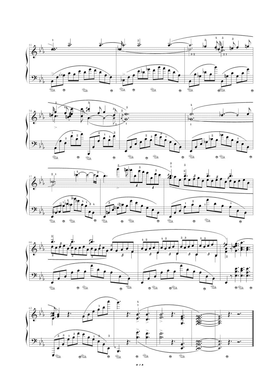 降E大调夜曲，Op.55,No.2（肖邦第16号夜曲）