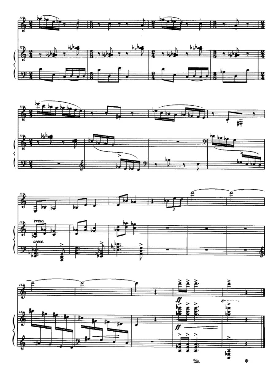 扎西岛狂想（黑管+钢琴）