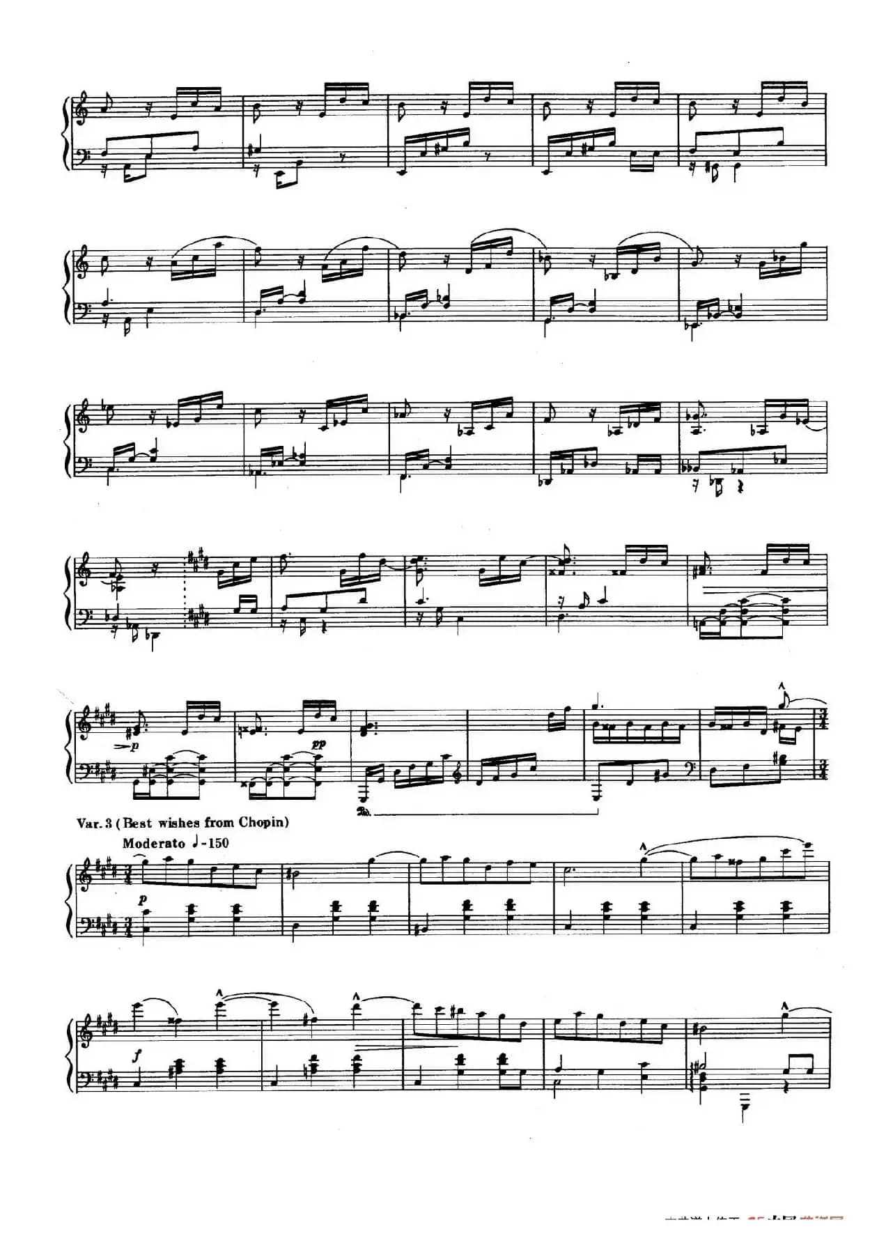 Variations on （生日快乐变奏曲）