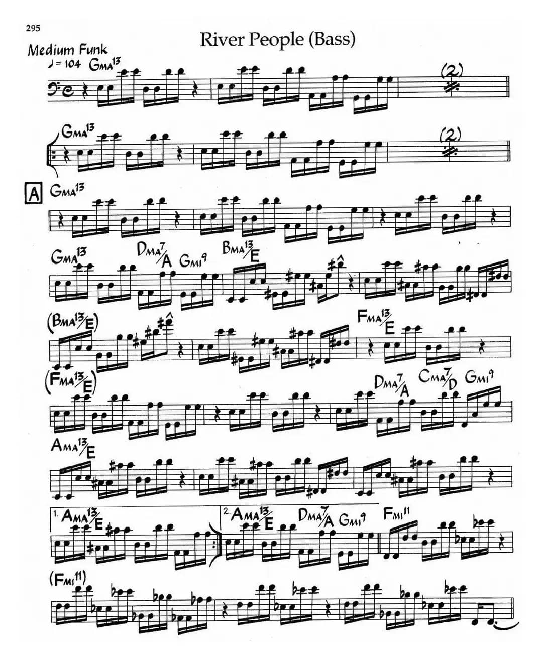 River People（Bass）（爵士钢琴曲）