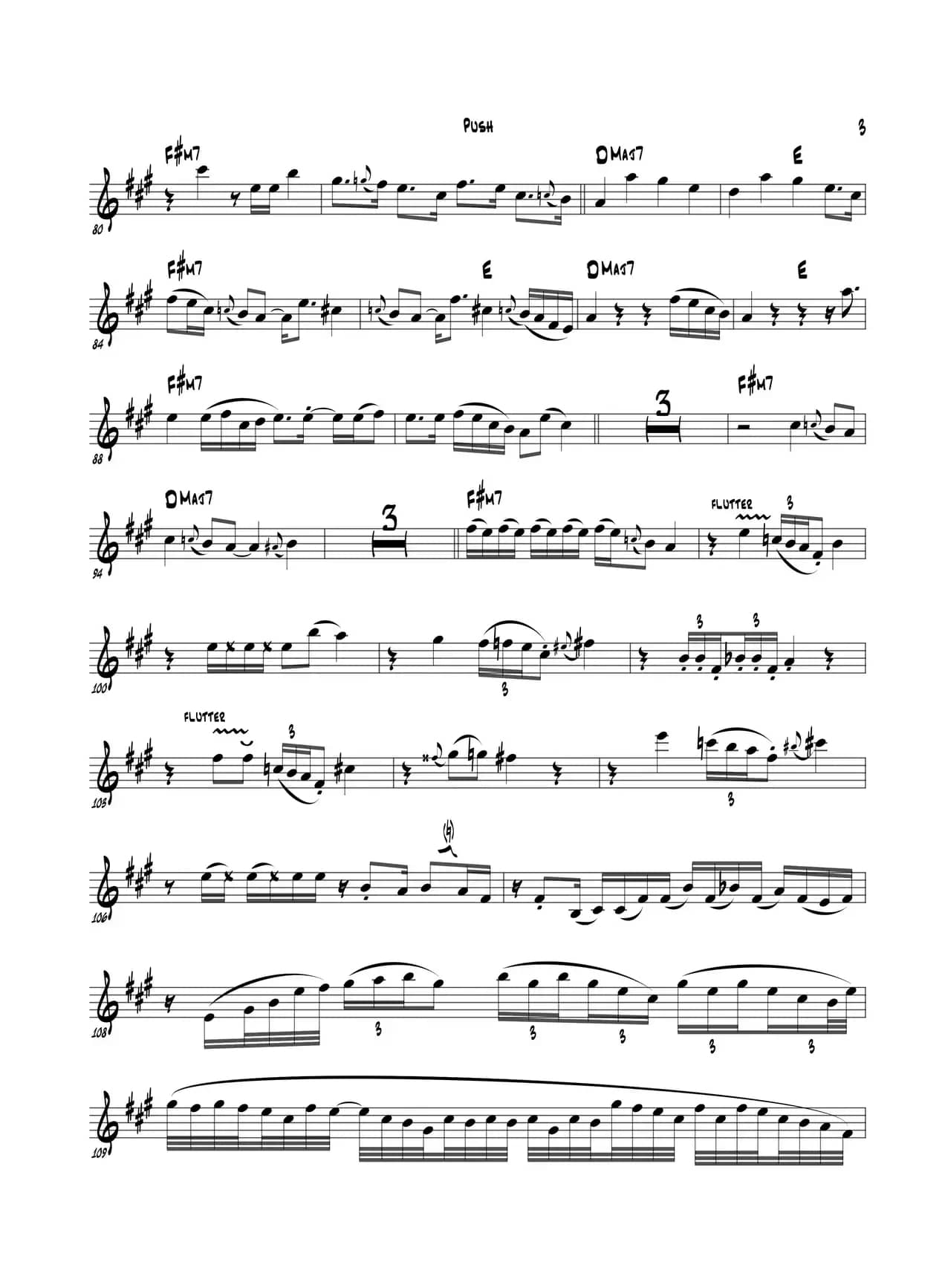 Push（Eb Part）