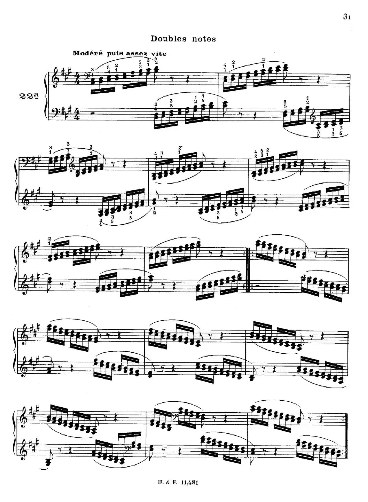 51 Exercises, WoO 6（51首钢琴练习 19—25）