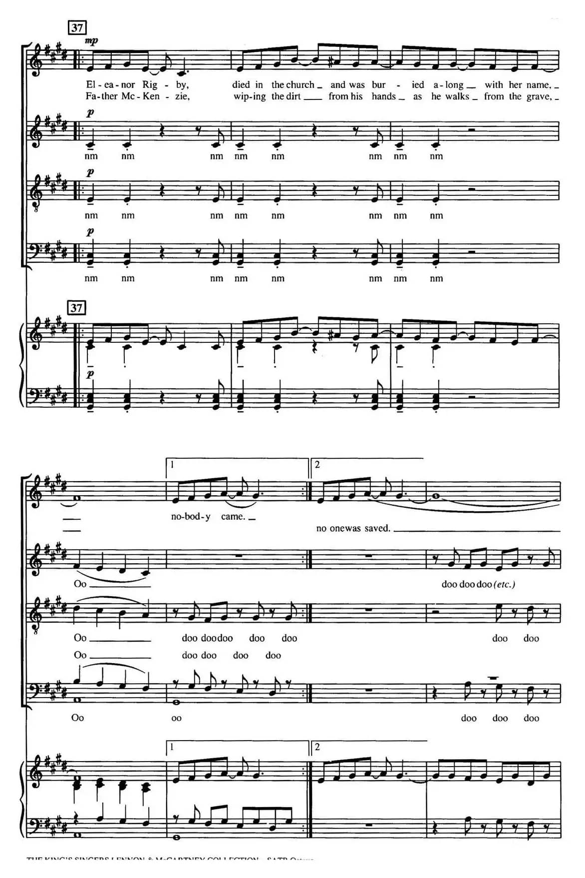 Eleanor Rigby（四重奏）