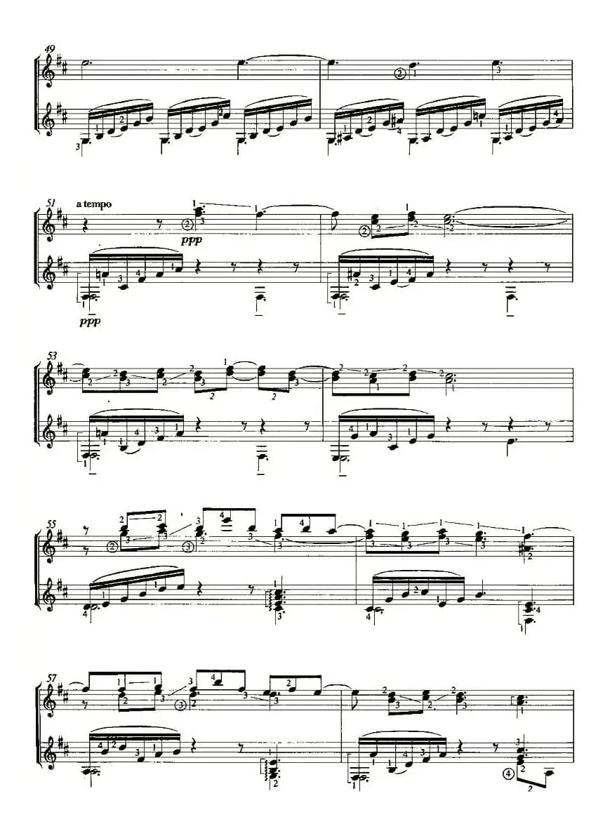 CLAIR DE LUNE（双吉他）