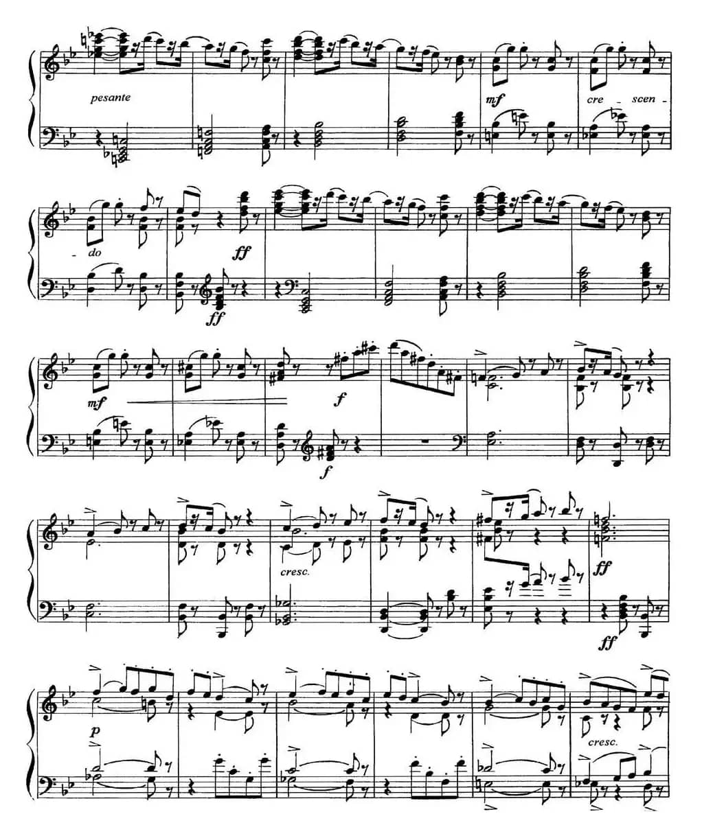 柴可夫斯基18首钢琴小品Op.72（6.Mazurque pour danser）