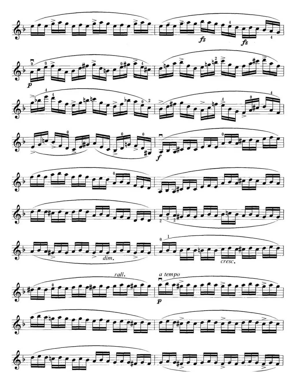 小提琴考级第五级：练习曲（6首）