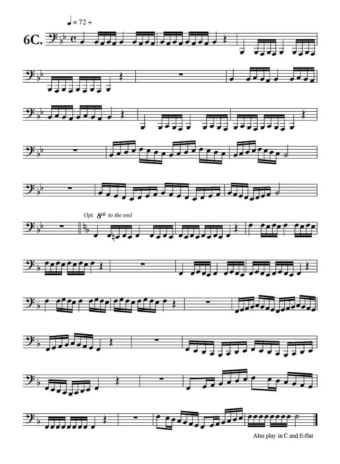 BB-flat大号每日练习第一部分：基础练习