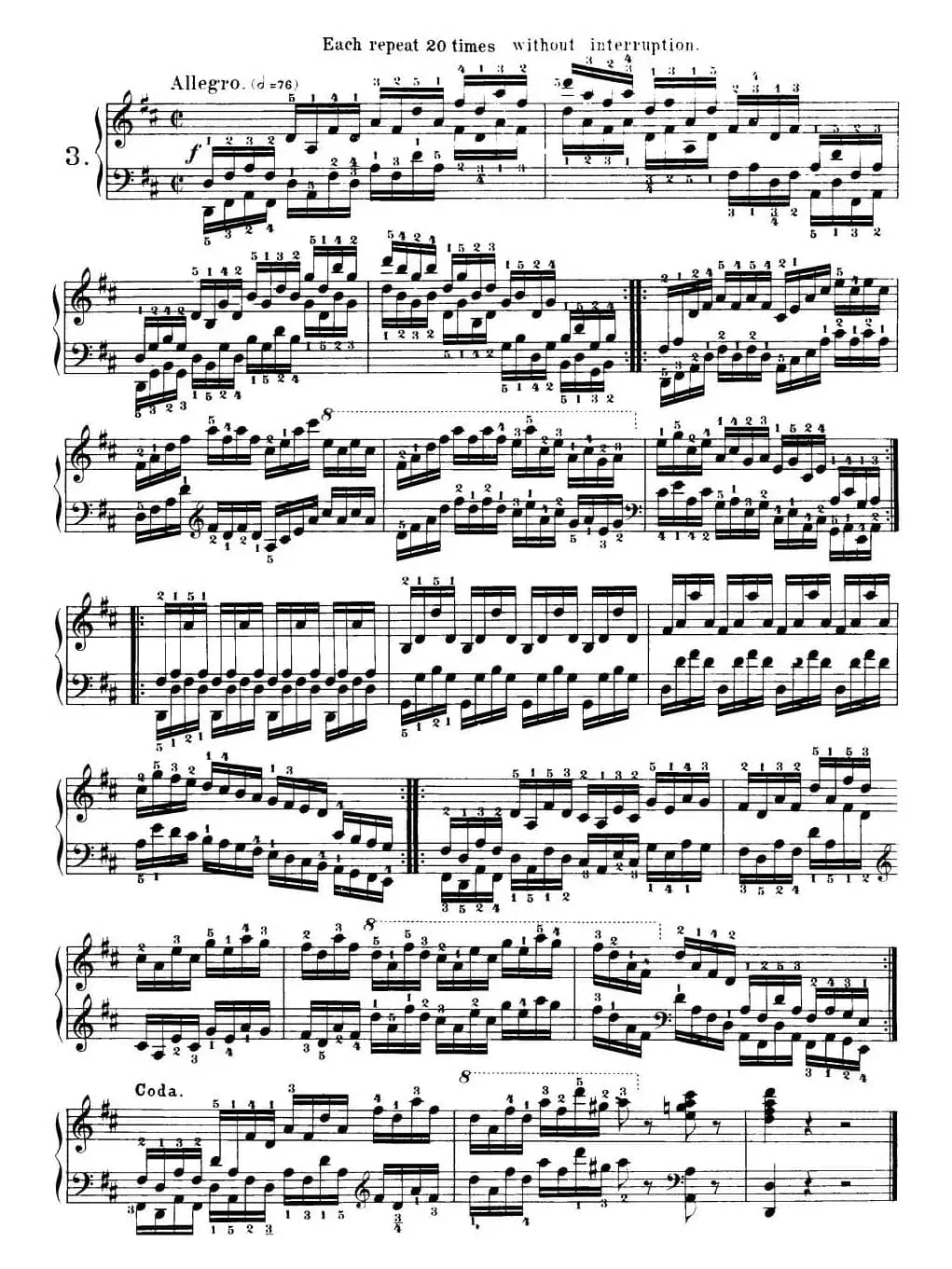 Czerny - 40 Daily Exerci Op.337（1—5）（40首日常训练曲）