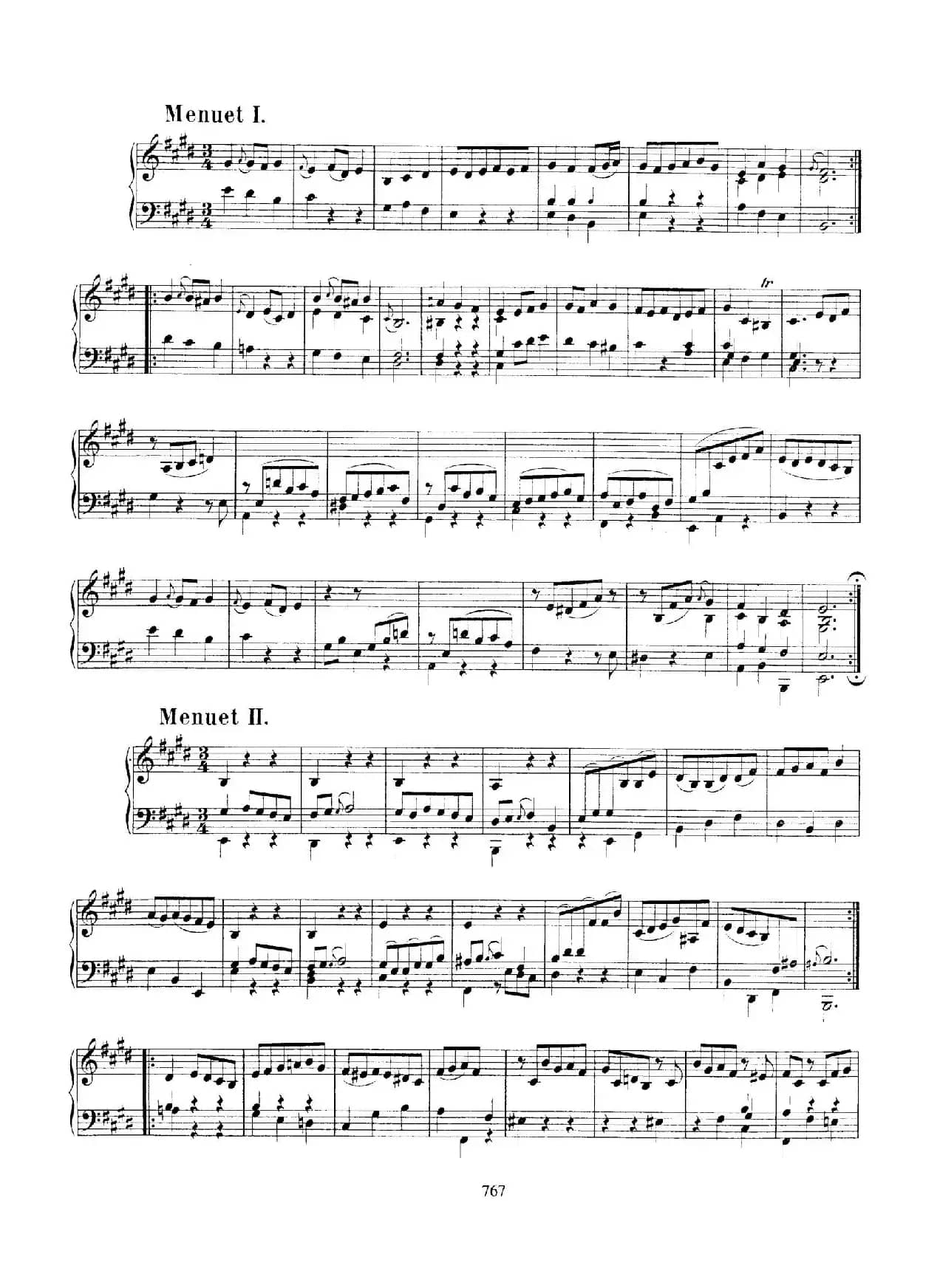 Partita in E Major BWV 1006a（E大调第三无伴奏小提琴组曲·钢琴独奏版）