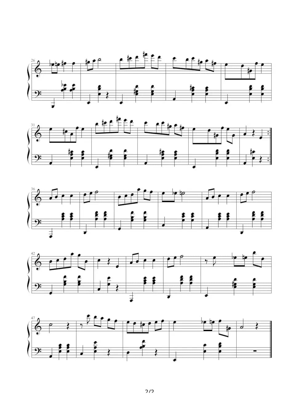 圆舞曲（编号外）