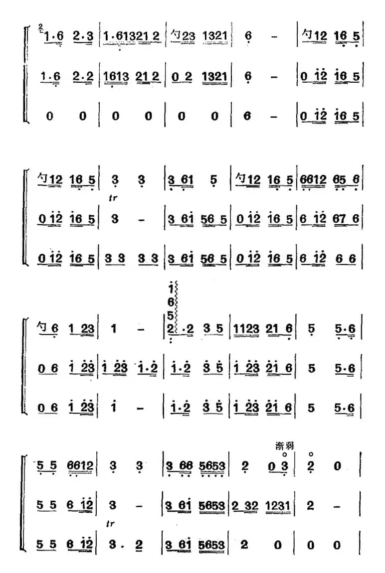 江南丝竹乐曲：春江花月夜（二胡+箫+二胡）