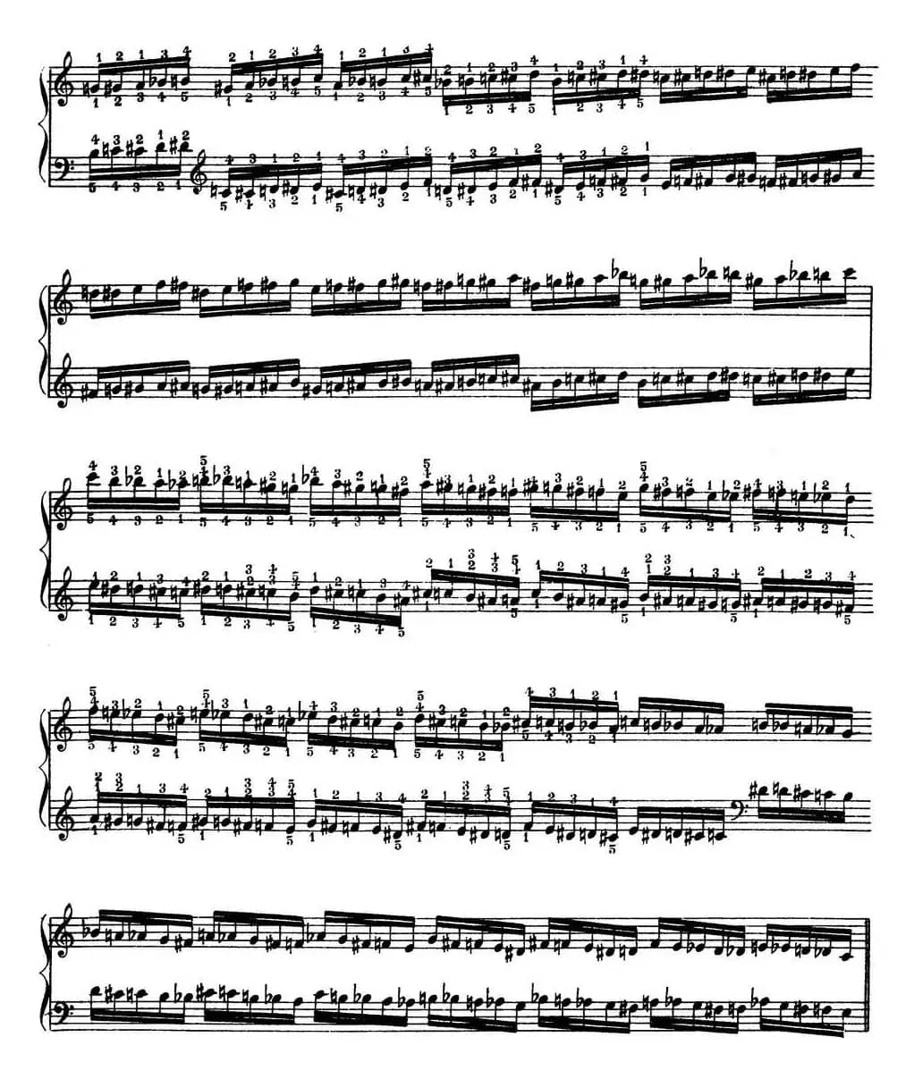 Technical Exercises S.146（李斯特钢琴技巧练习 BOOK Ⅳ）