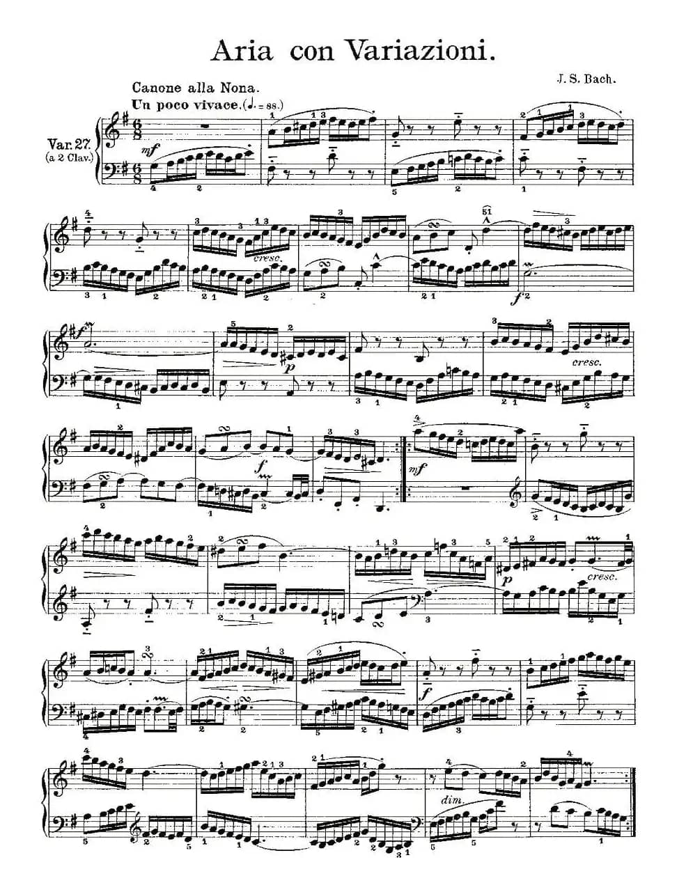 Aria con Variazioni 之27