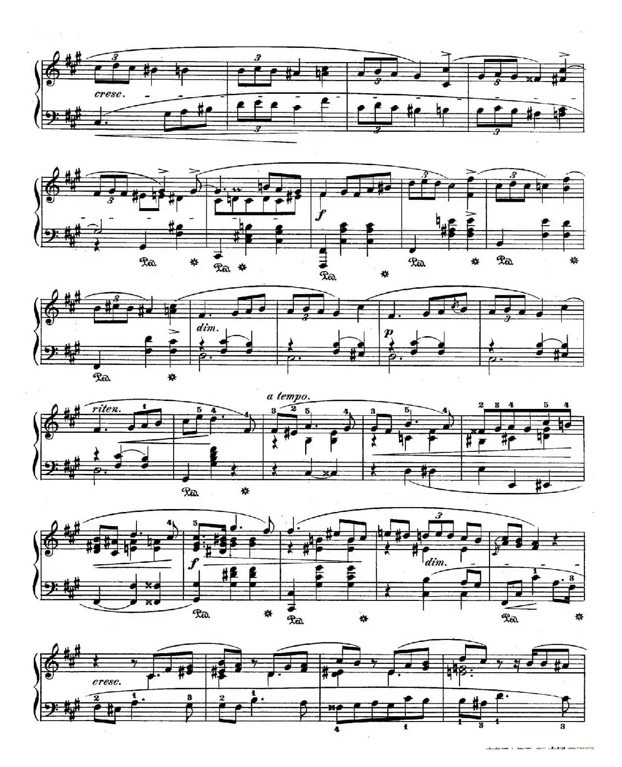 Trois Mazurkas Op.59（3首玛祖卡舞曲·3）