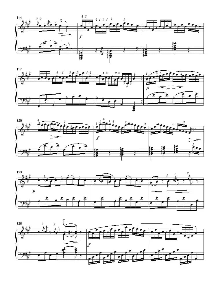 A大调钢琴奏鸣曲