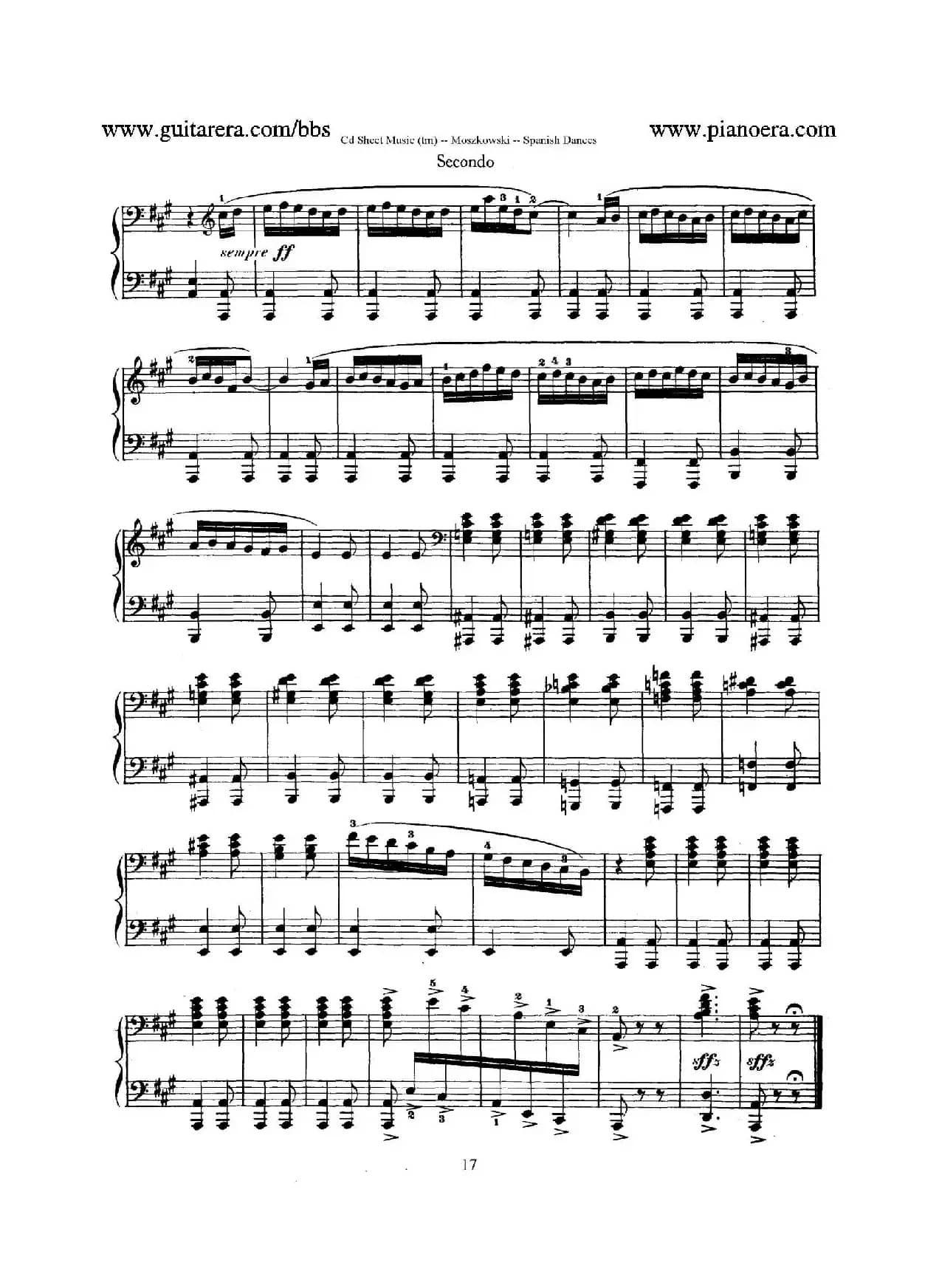 Spanish Dances Op.12（西班牙舞曲·四手联弹版）