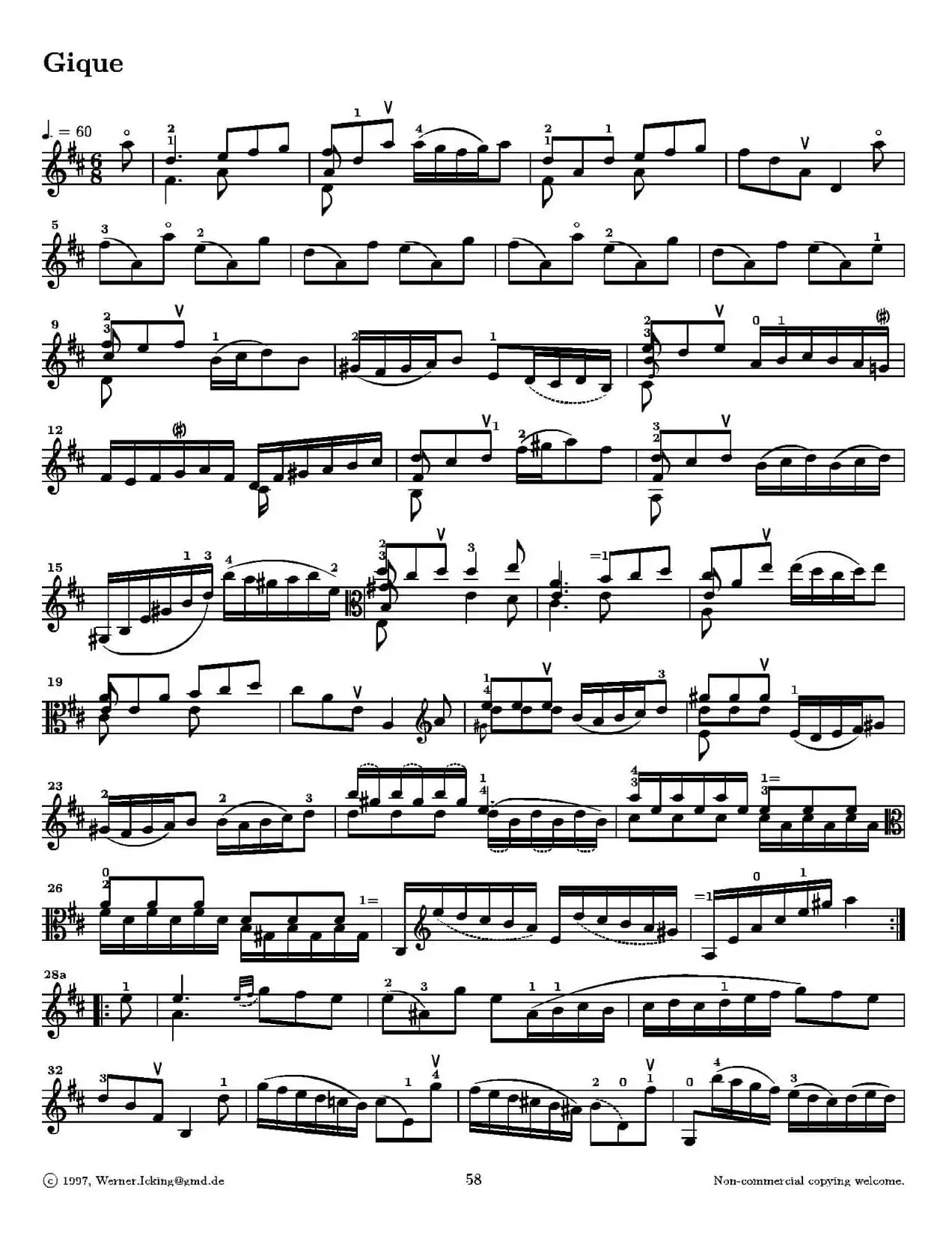 巴赫《无伴奏组曲》Ⅵ（中提琴）