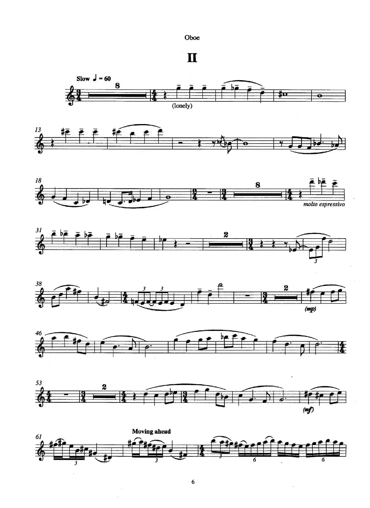 Trio（三重奏双簧管分谱）