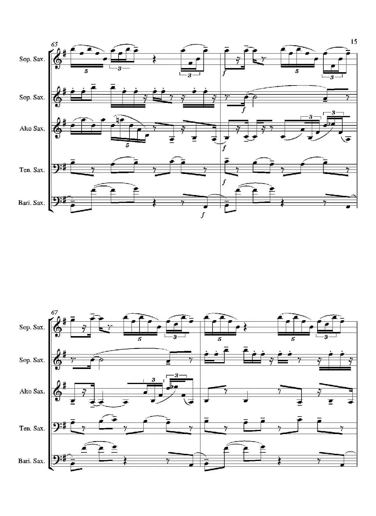 Tango（合奏总谱）