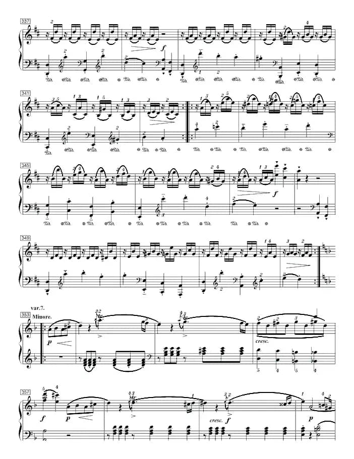 莫扎特D大调钢琴奏鸣曲K.284