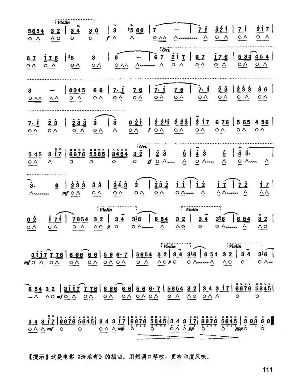 拉兹之歌（印度电影《流浪者》插曲）