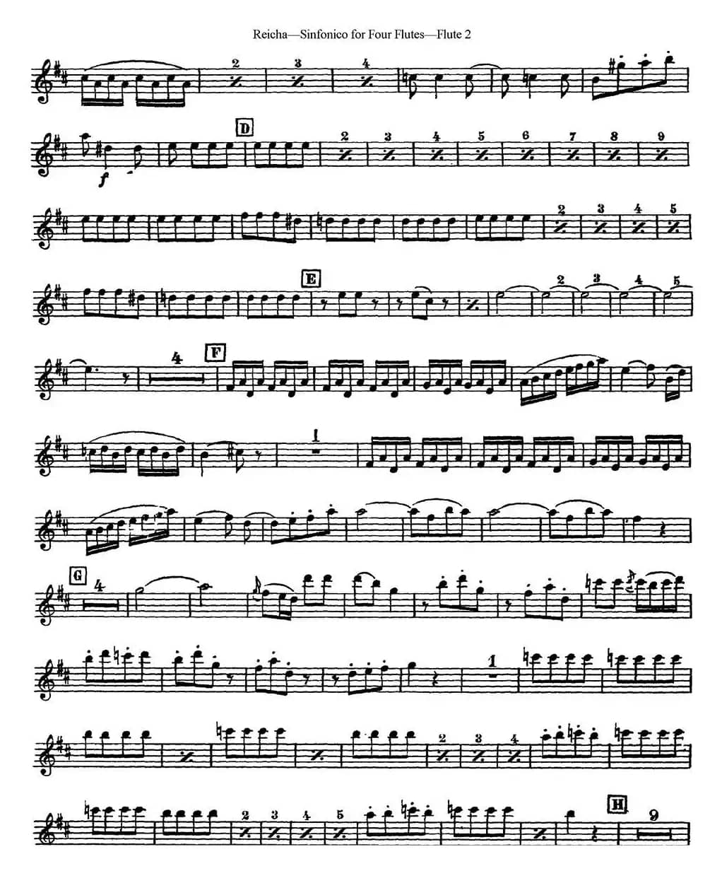 瑞查长笛四重奏（Flute 2）