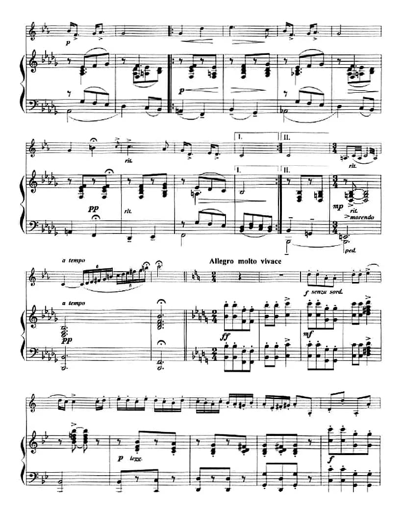 吉卜赛之歌（小号+钢琴伴奏）