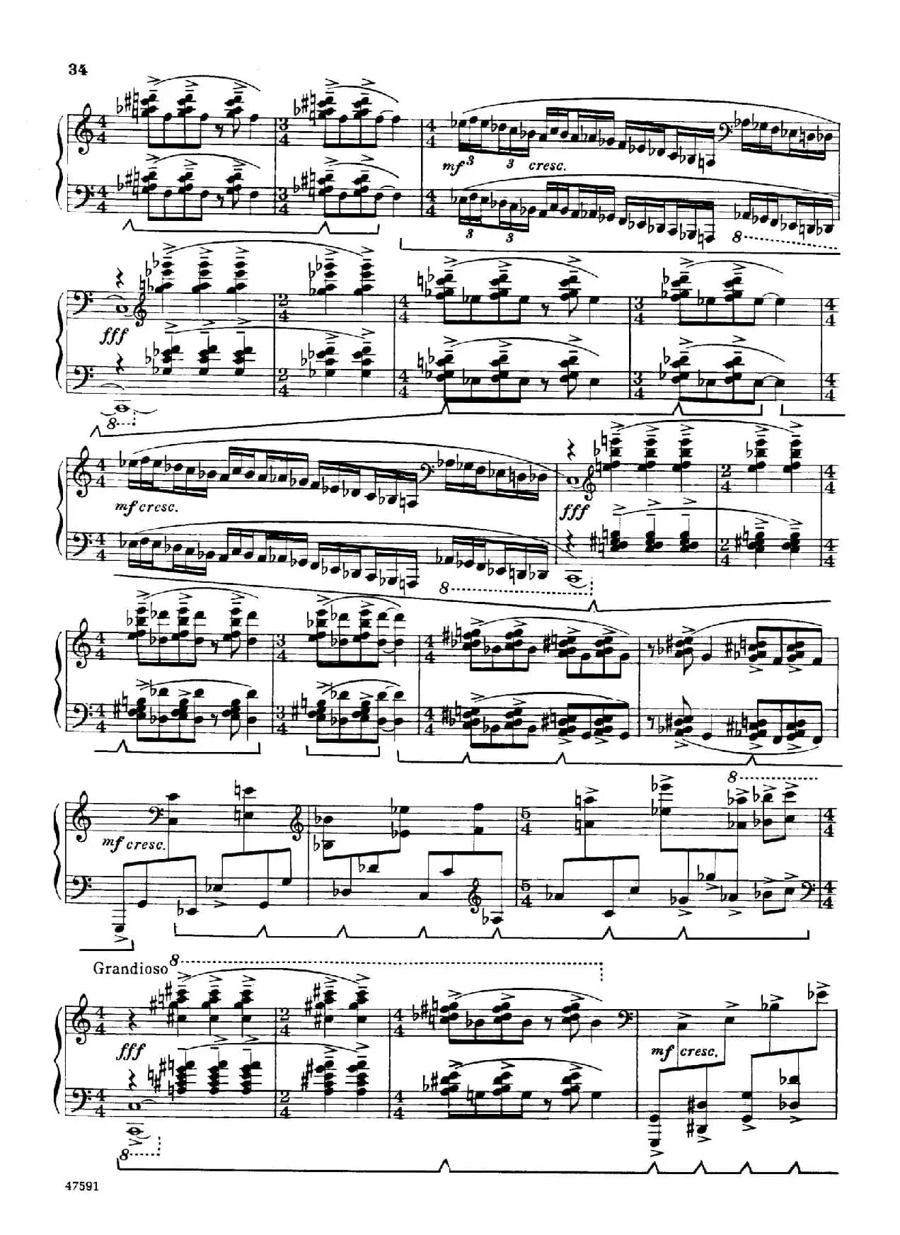 Piano Sonata in E-flat Major Op.95（降E大调钢琴奏鸣曲·Ⅲ）