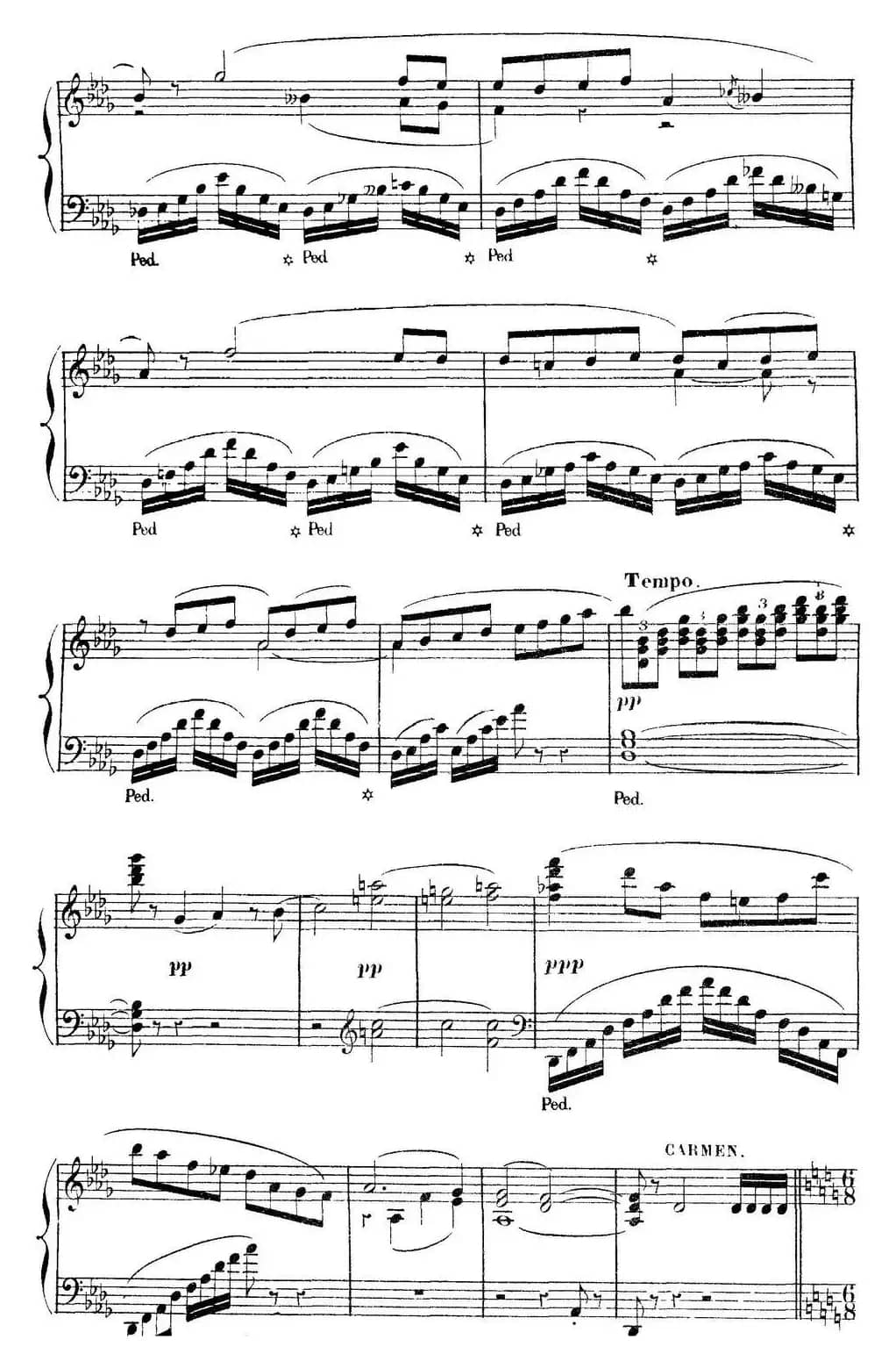 Carmen for Solo Piano（卡门全剧钢琴独奏版）（No.16）