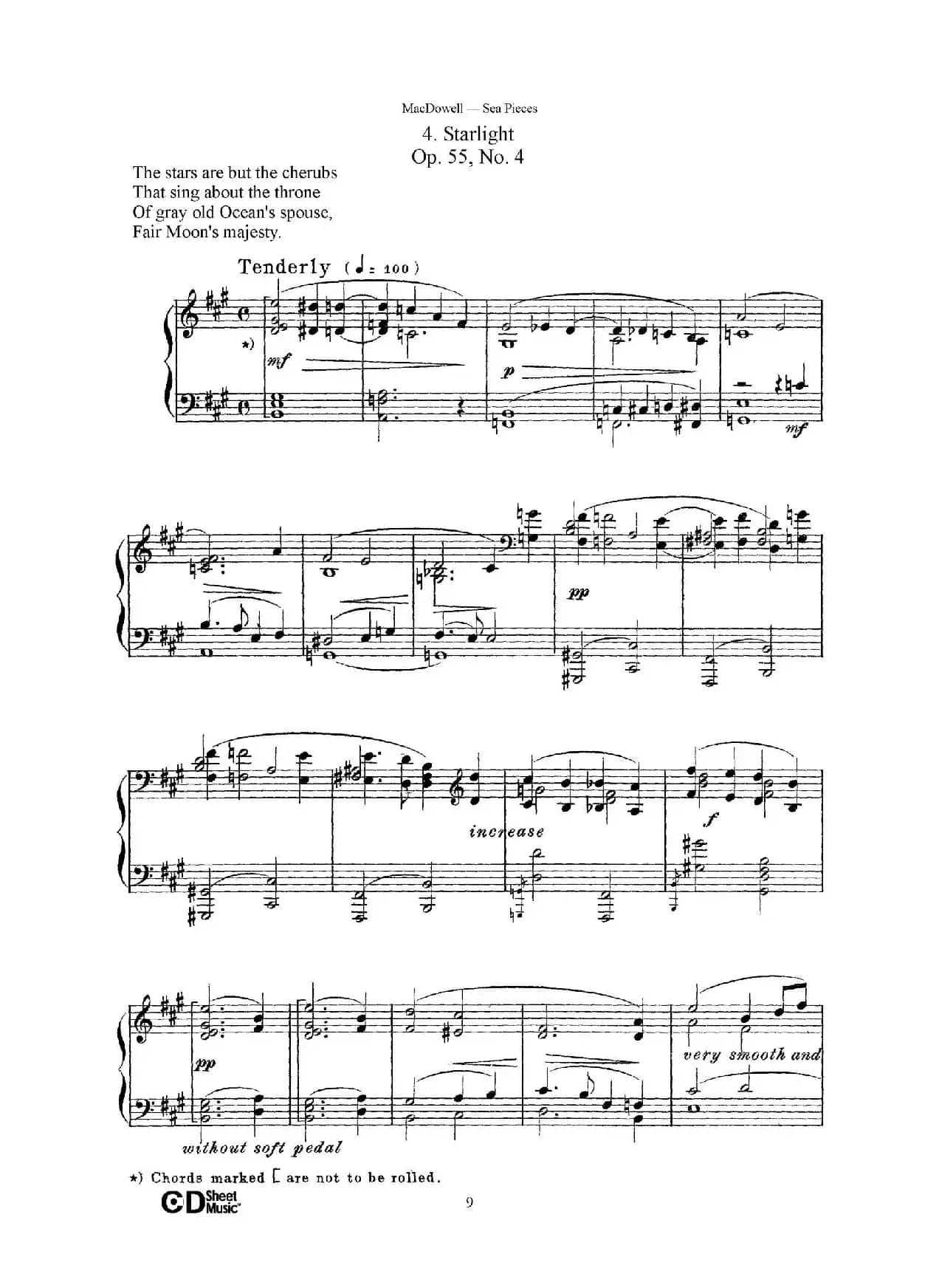 海景 Sea Pieces Op.55（No.4）