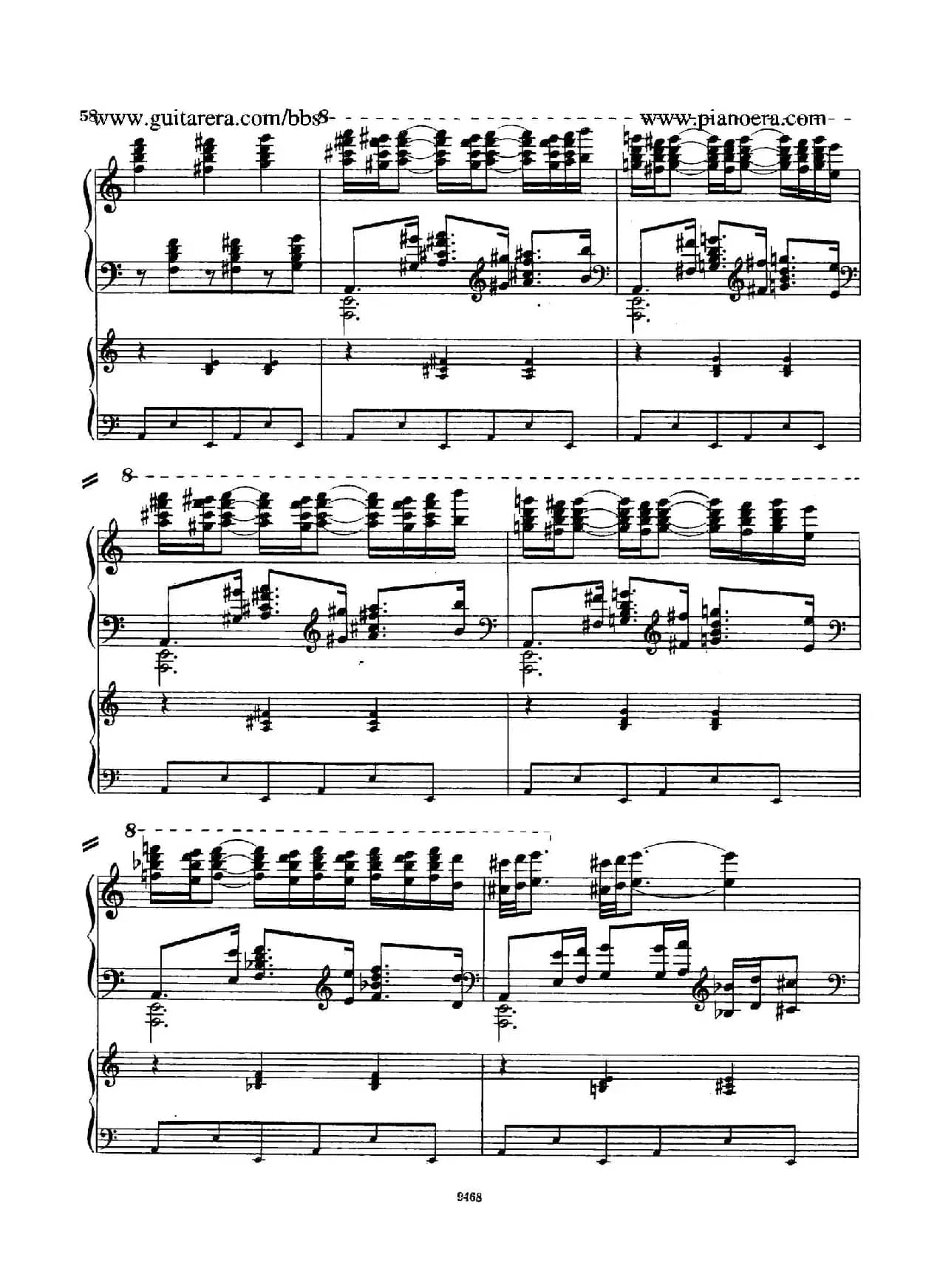 Piano Concerto in D-flat Major Op.37（降D大调钢琴协奏曲·Ⅱ·双钢琴）