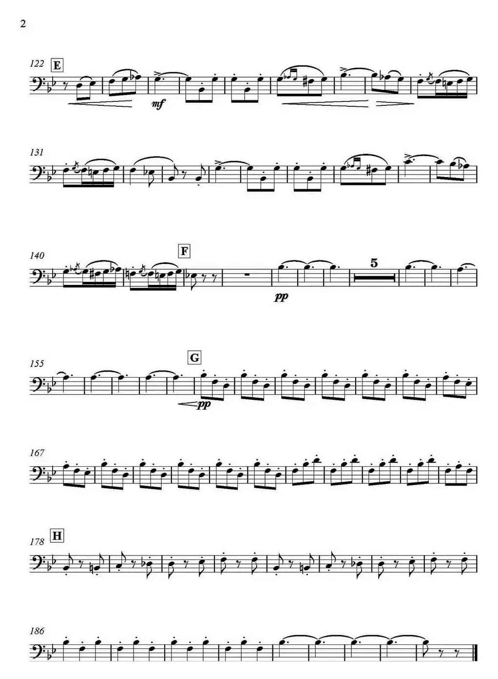 Brindisi(Traviata) 饮酒歌（管弦乐） （大管分谱）