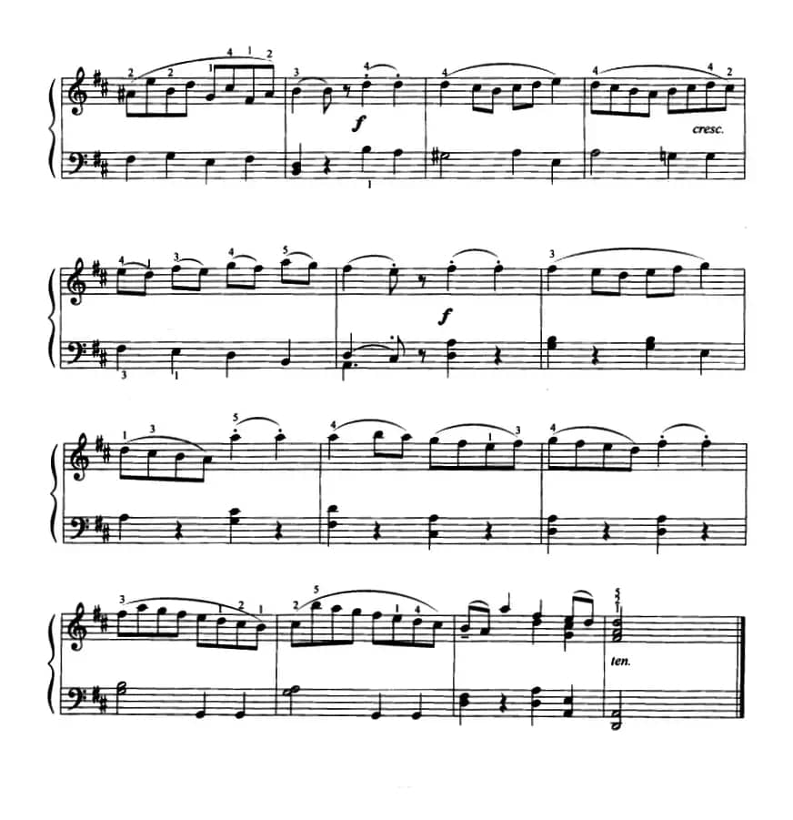 D大调加伏特舞曲