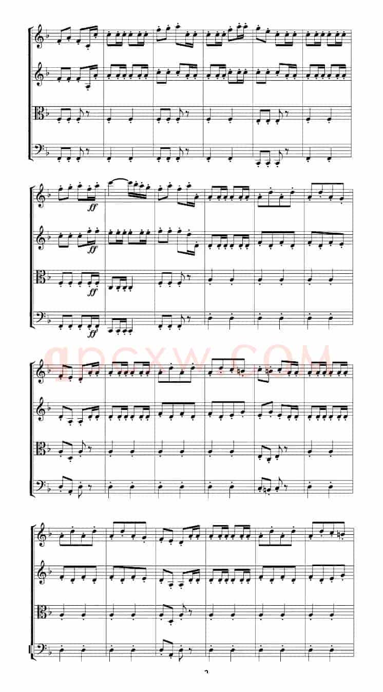 Guillaume Tell（弦乐四重奏）