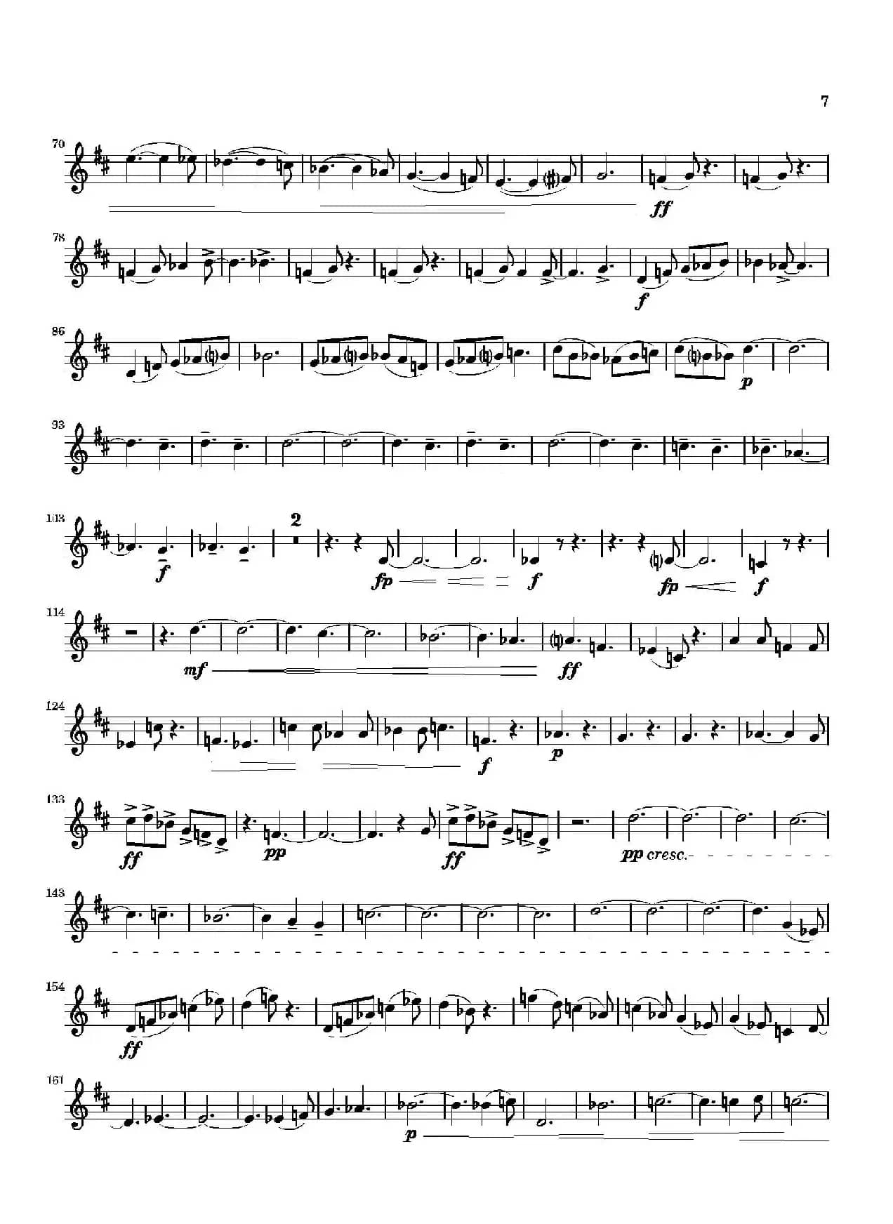 Movement（四重奏次中音萨克斯分谱）