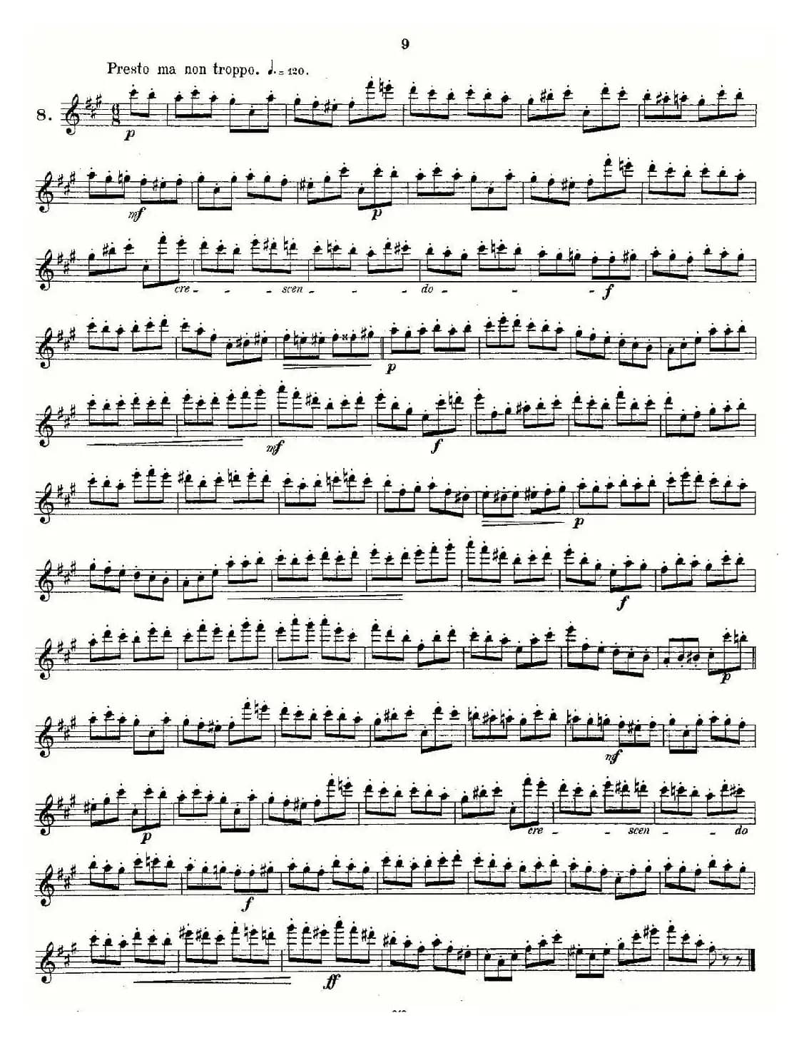 Andersen etude op30 之1—12（练习曲作品30号）