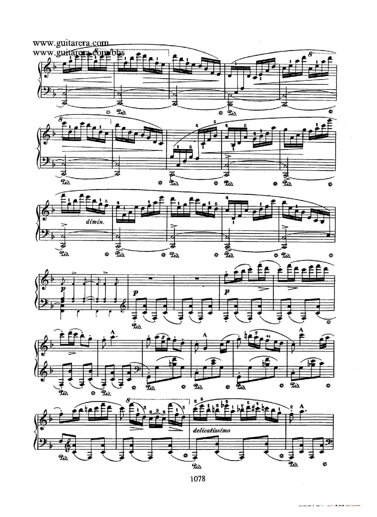 Krakowiak Grand Rondo de Concert Op.14 （克拉科维克音乐会用大回旋曲·钢琴独奏版）