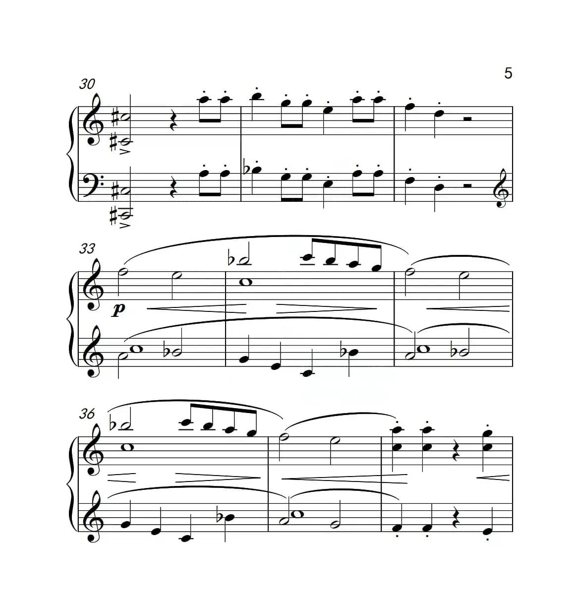 第四级B组 小奏鸣曲（中国音乐学院钢琴考级作品1~6级）