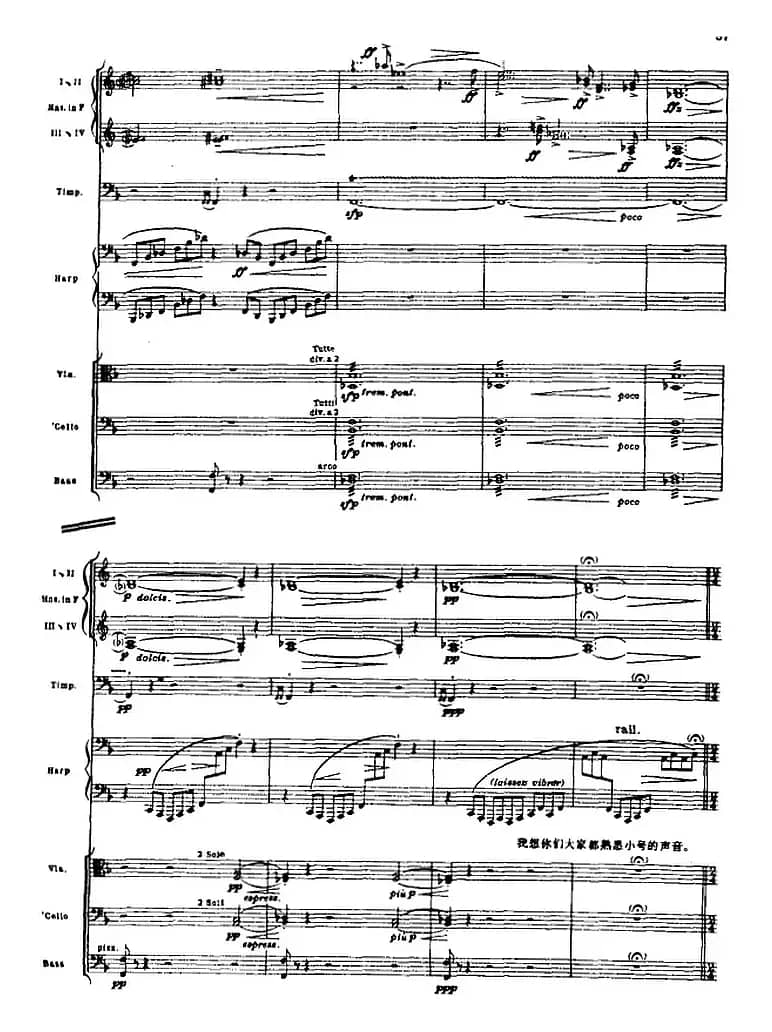 浦塞尔主题变奏与赋格曲（P31-P65）（管弦乐队总谱）