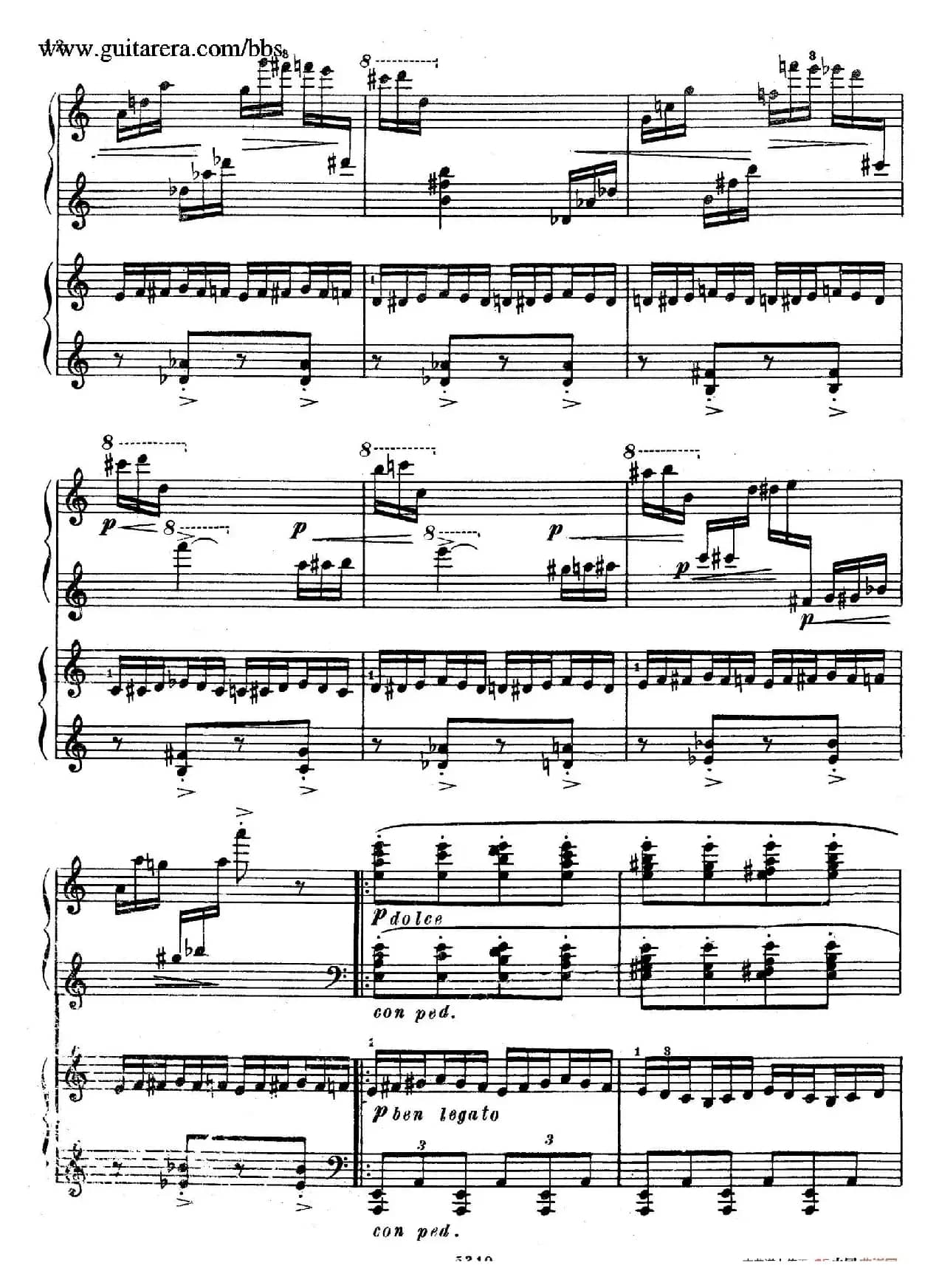 Variation on a Theme by Paganini（帕格尼尼主题变奏曲·双钢琴）