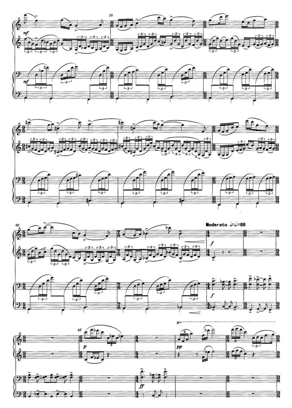 遗风天籁（为两架钢琴而作）