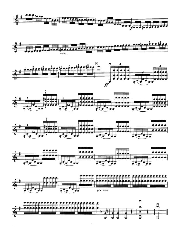 第七协奏曲Op.76（小提琴分谱）