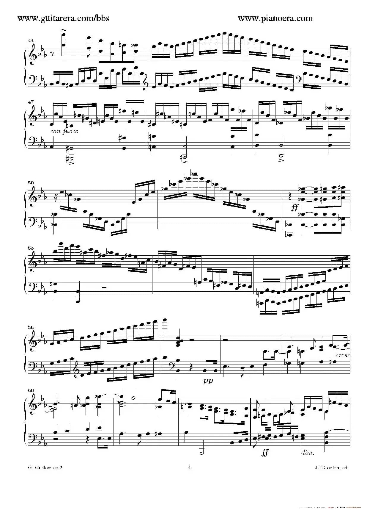 Grande Piano Sonata in c Minor Op.2(c小调华丽钢琴奏鸣曲·第一乐章)