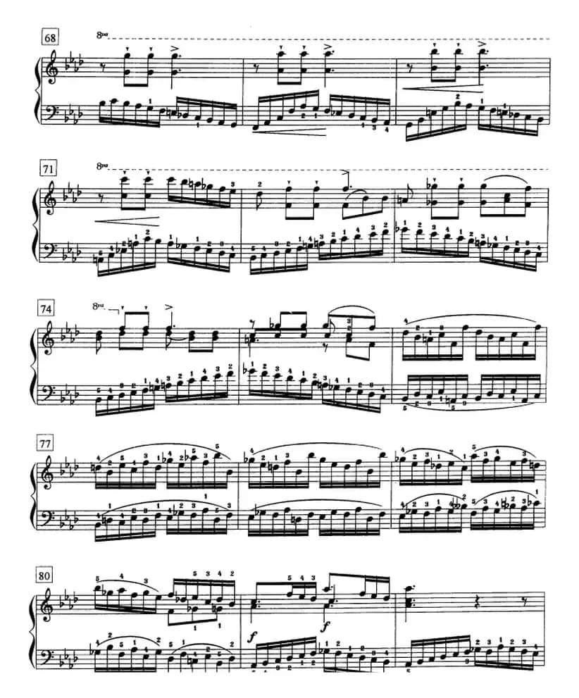 钢琴教程第七级 练习曲（《名手之道》No.21）