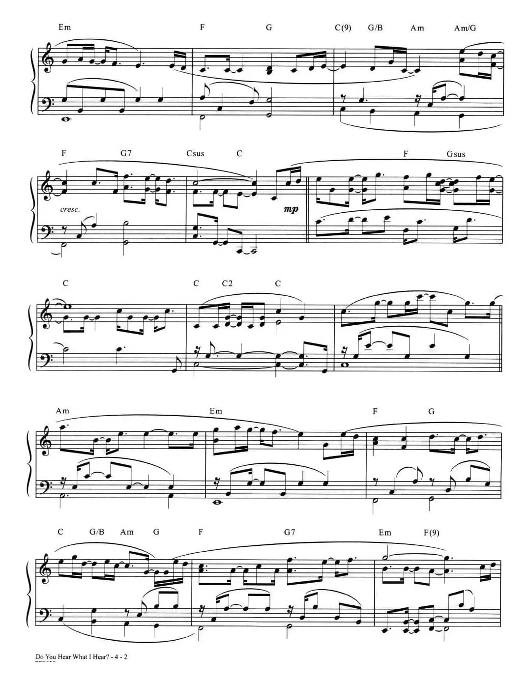 Do you hear what I hear?