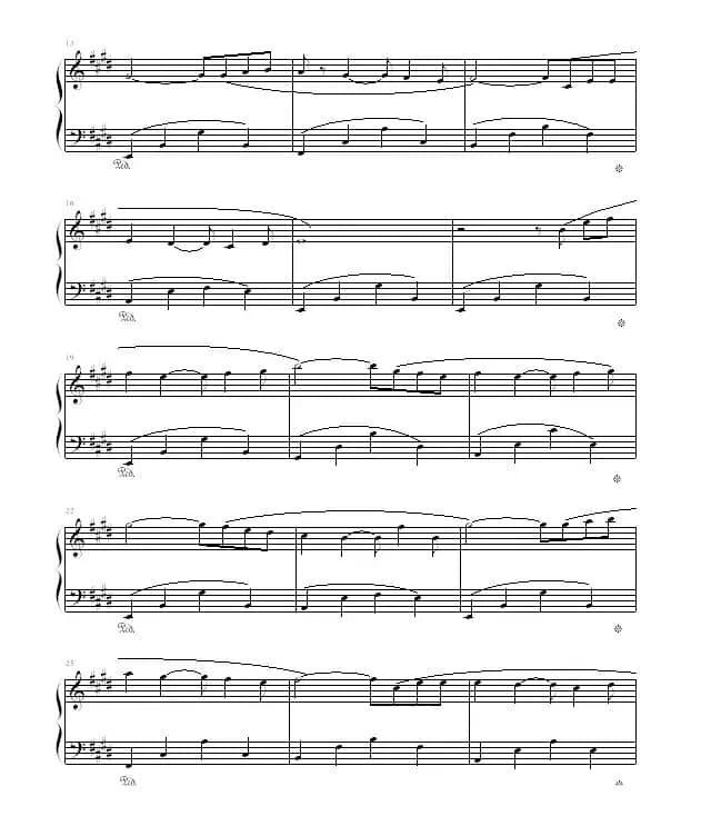 理查德钢琴曲杂集